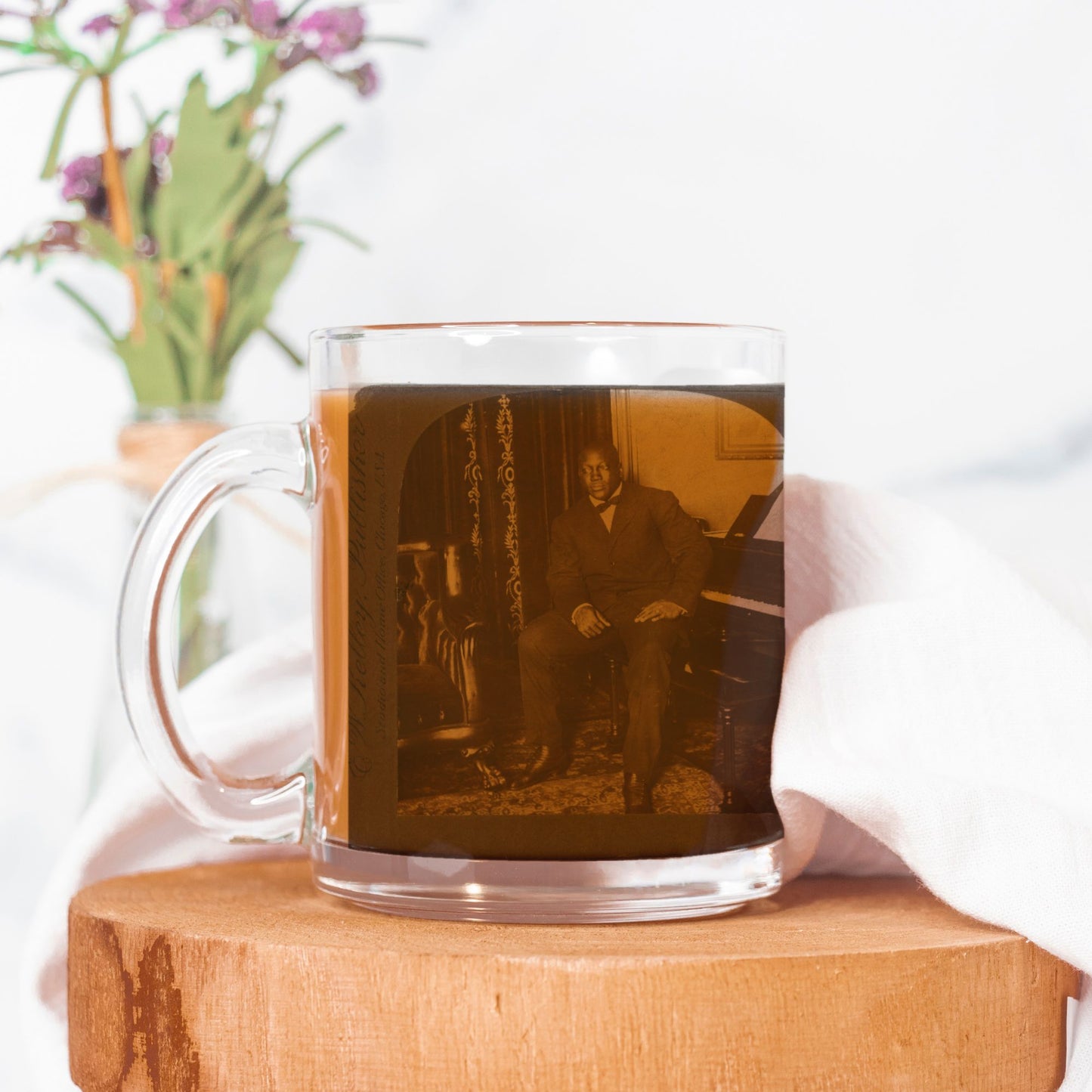 Jack Johnson African American Boxer Mug Glass