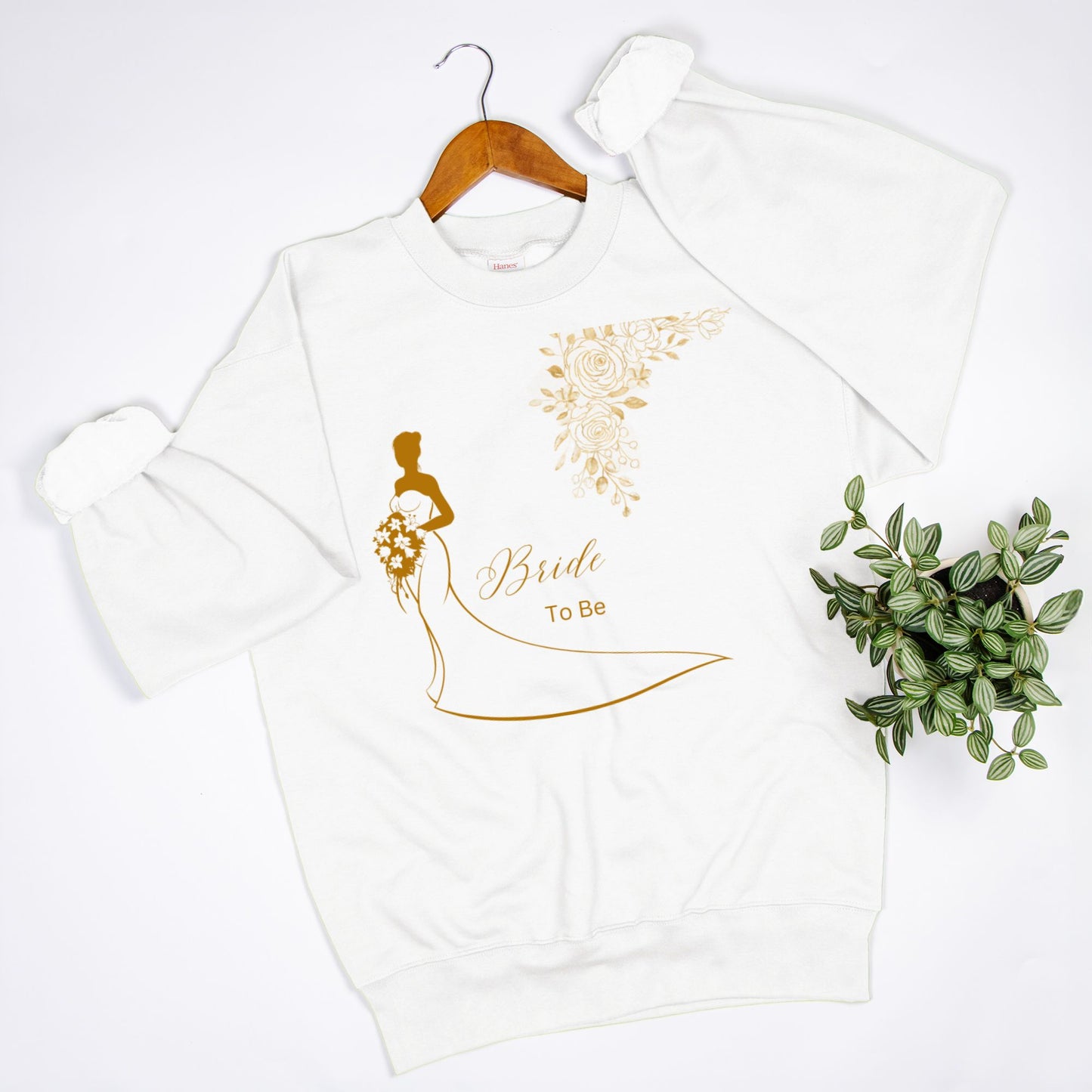 Wedding Bride To Be Unisex Crew Neck Sweatshirt Hanes F260