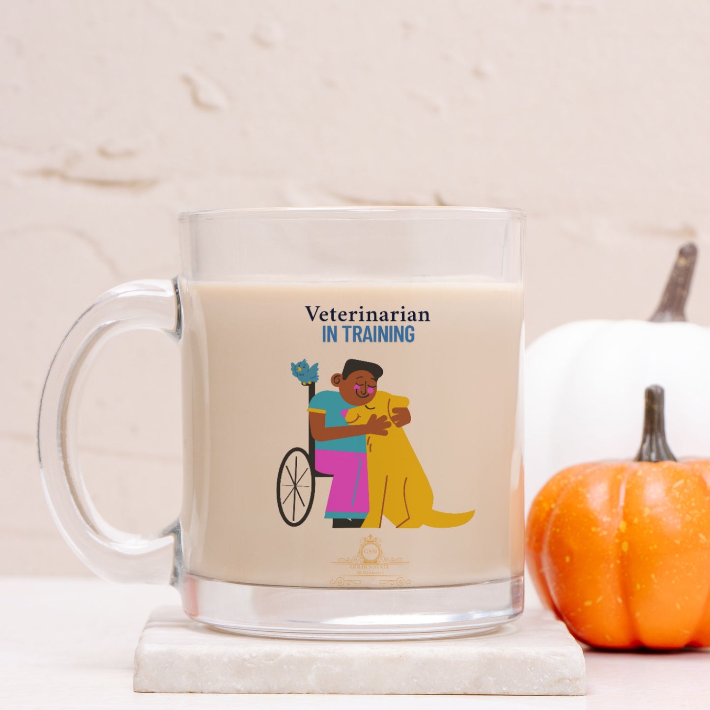 Veterinarian In Training Glass Mug