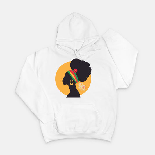 Soft,Smart & Strong Unisex Hooded Sweatshirt Gildan 18500