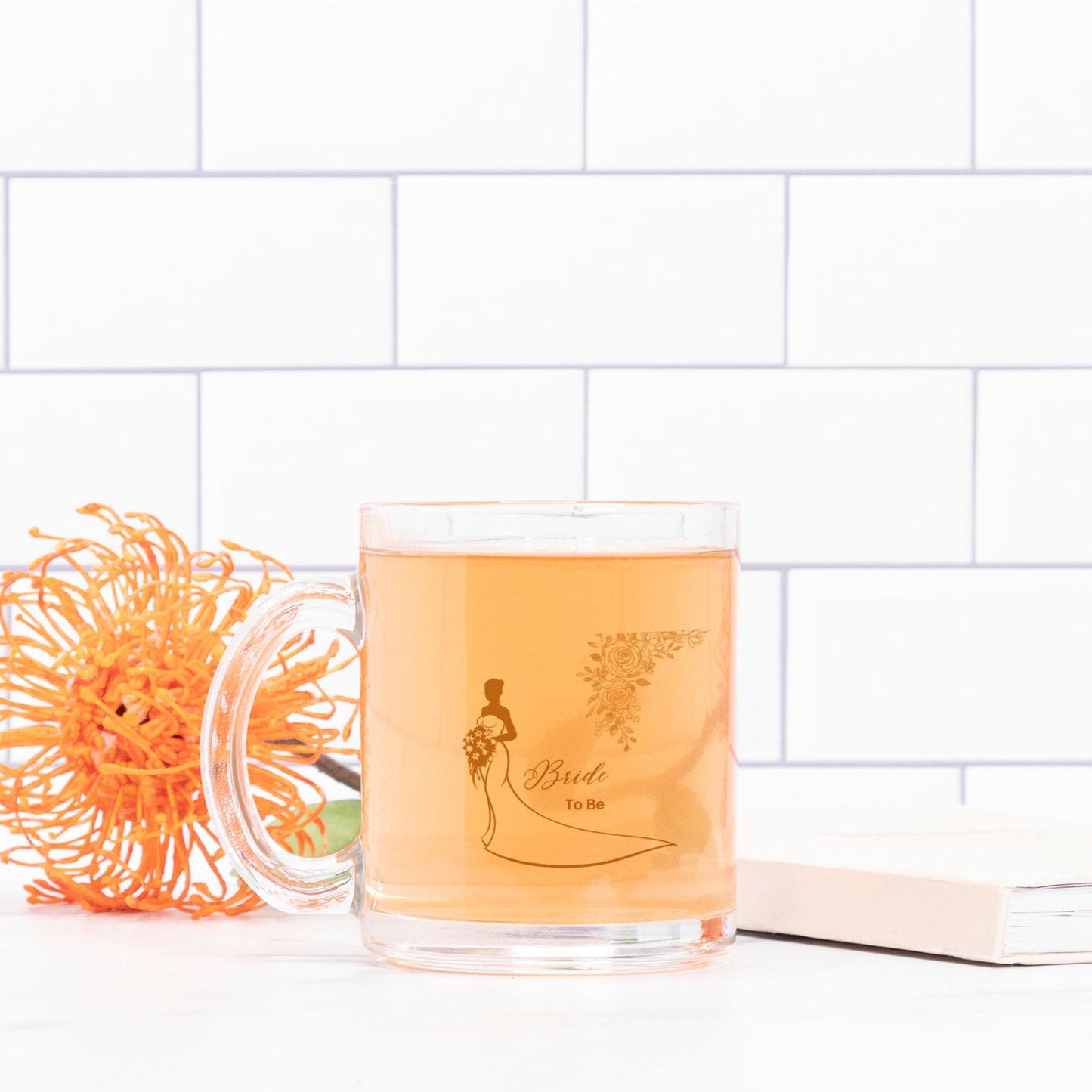 Wedding Bride To Be Glass Mug
