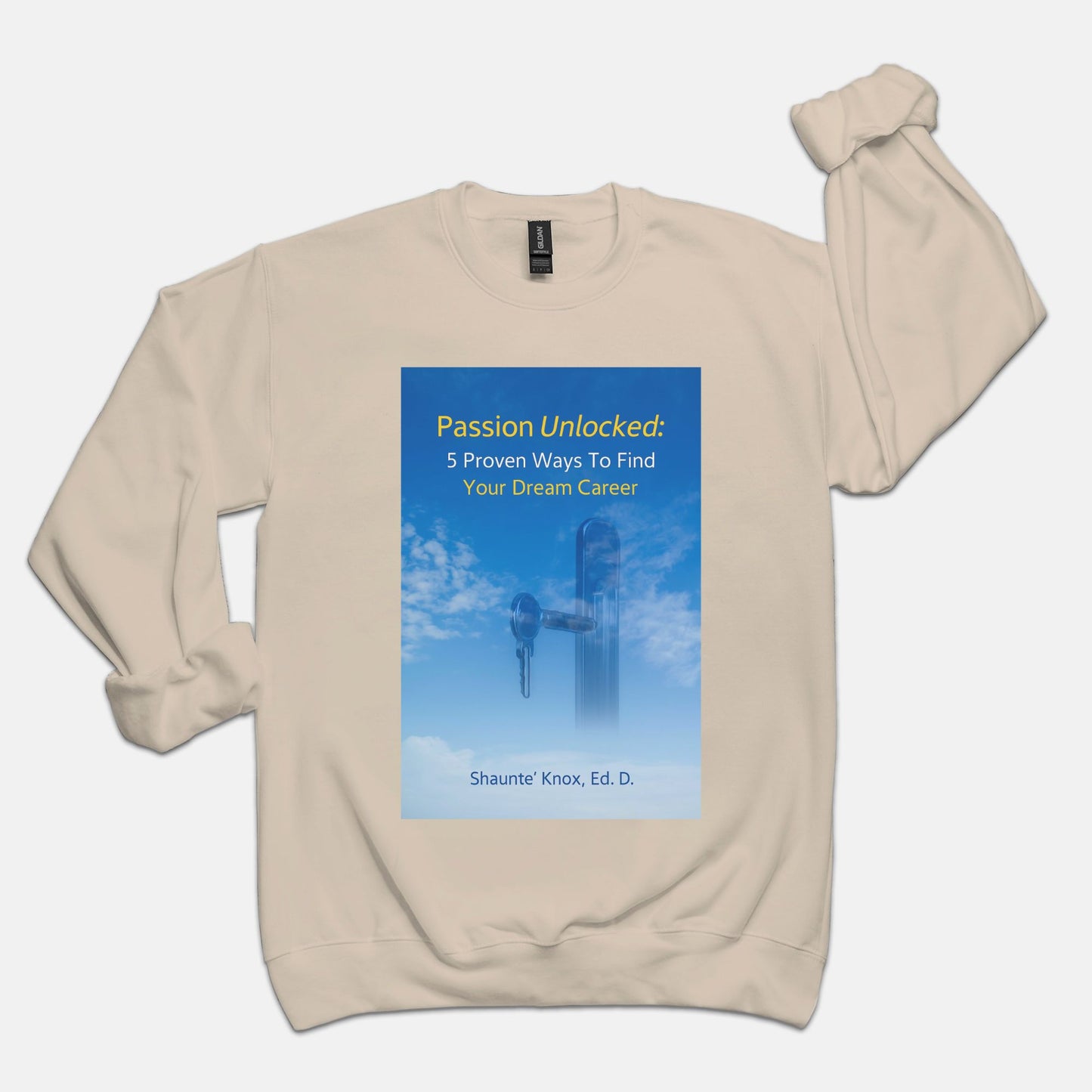 Passion Unlocked Book Unisex Crew Neck Sweatshirt Gildan 18000