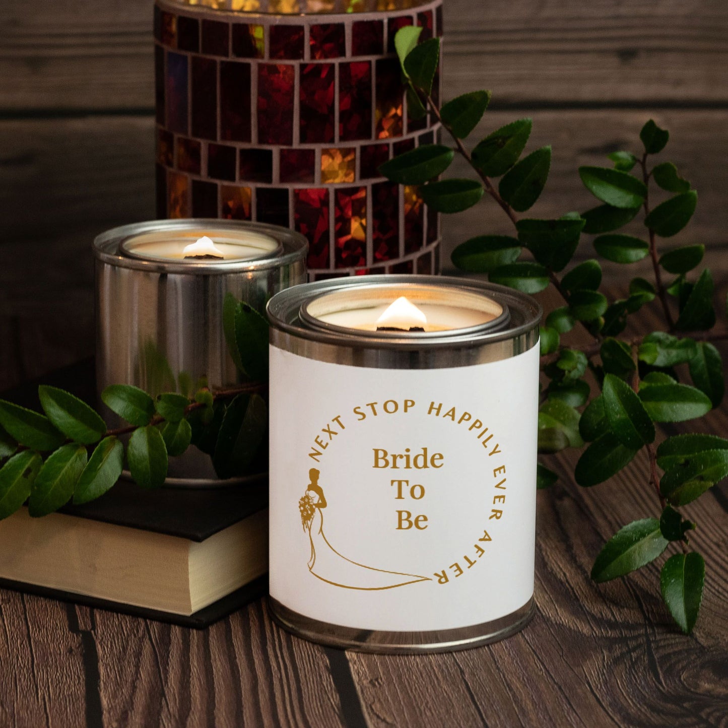 Wedding Candle Paint Can (Hand Poured 16 oz.)