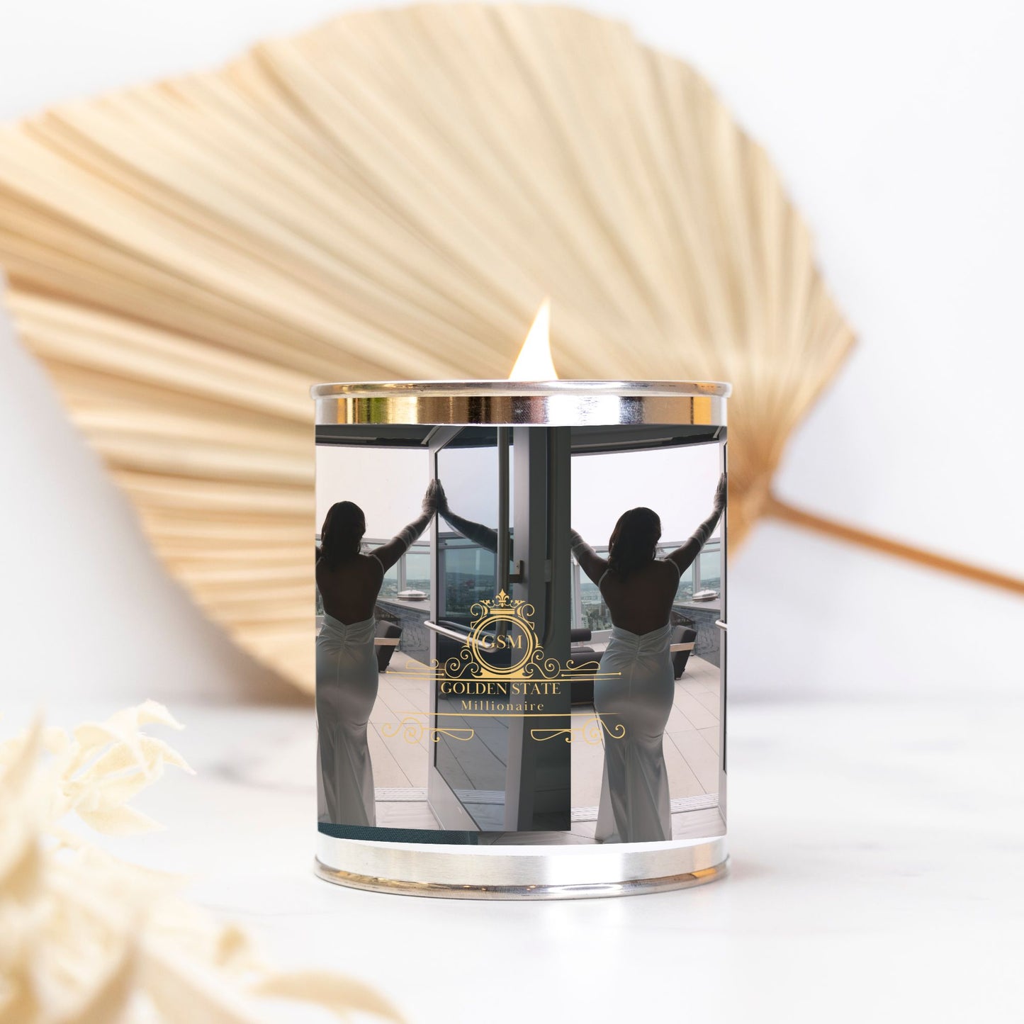 A Gold State Millionaire Model Candle Paint Can (Hand Poured 16 oz.)