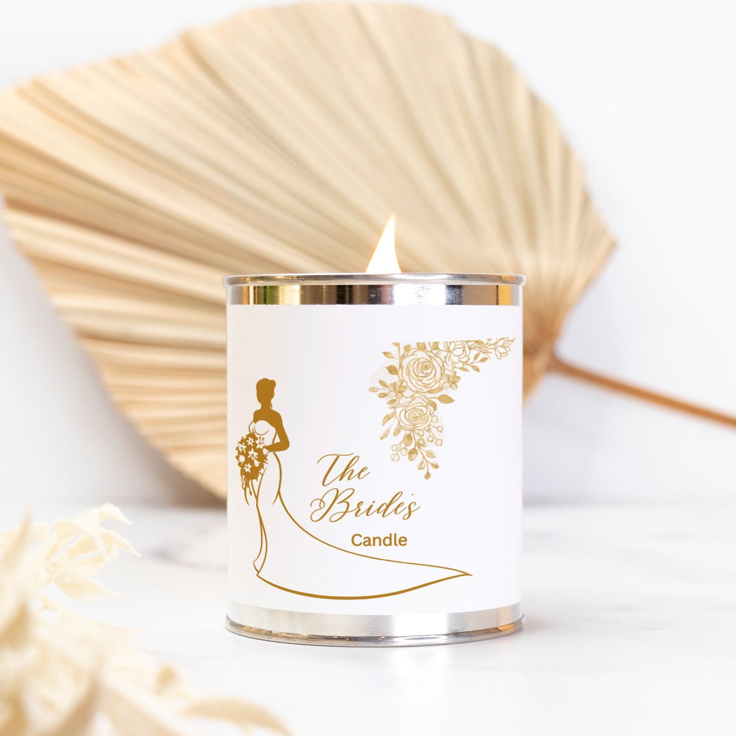 Wedding Bride to Be Candle Paint Can (Hand Poured 16 oz.)