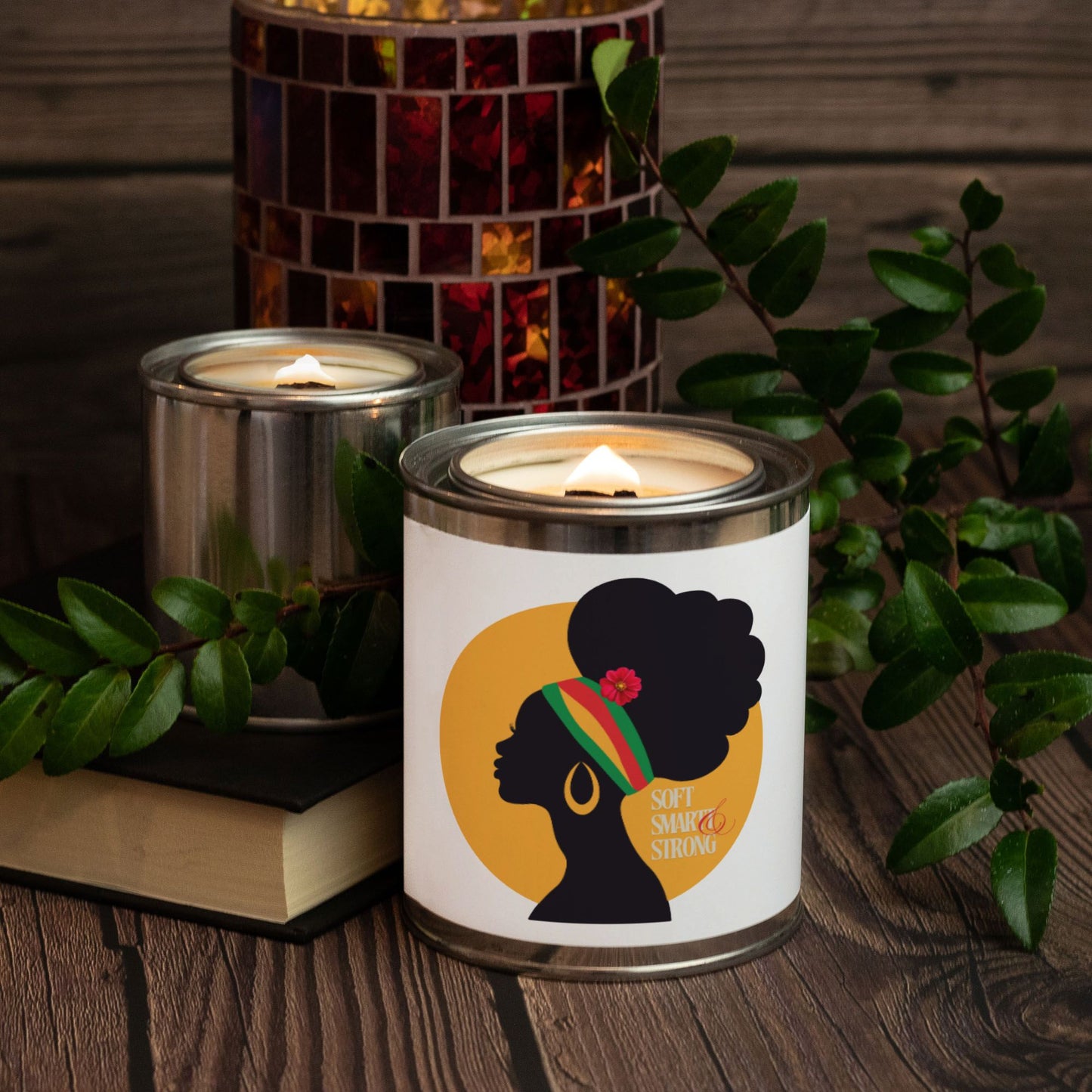 Soft,Smart & Strong Candle Paint Can (Hand Poured 16 oz.)