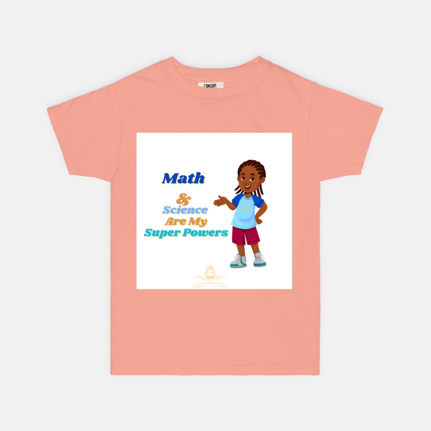 Kids African American Boys Comfort Color Youth Tee 9018