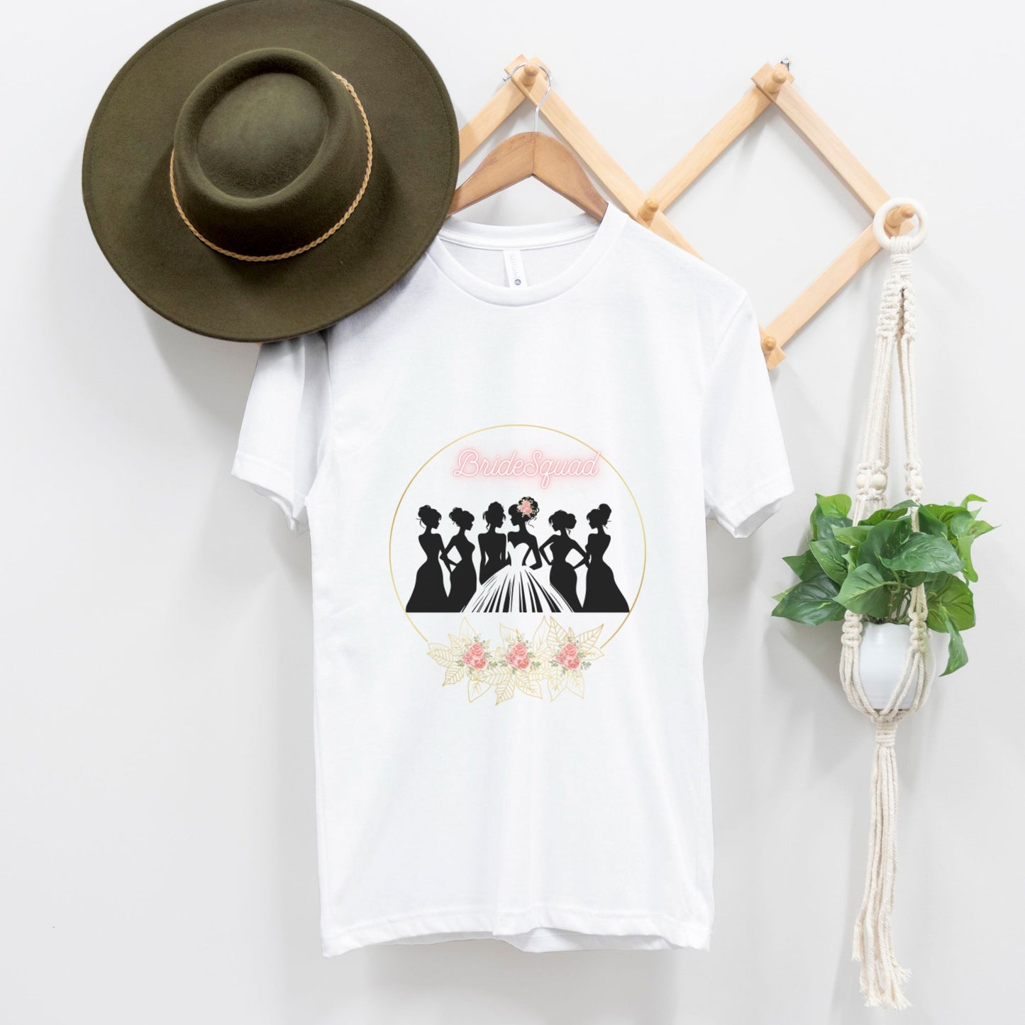 Wedding Bride Squad Bridesmaid Unisex Crew 6210