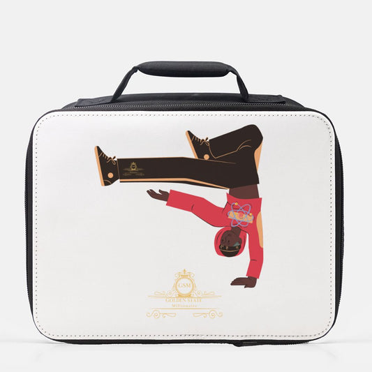 Kids African American Boy Handstand Lunch Box (Insulated)