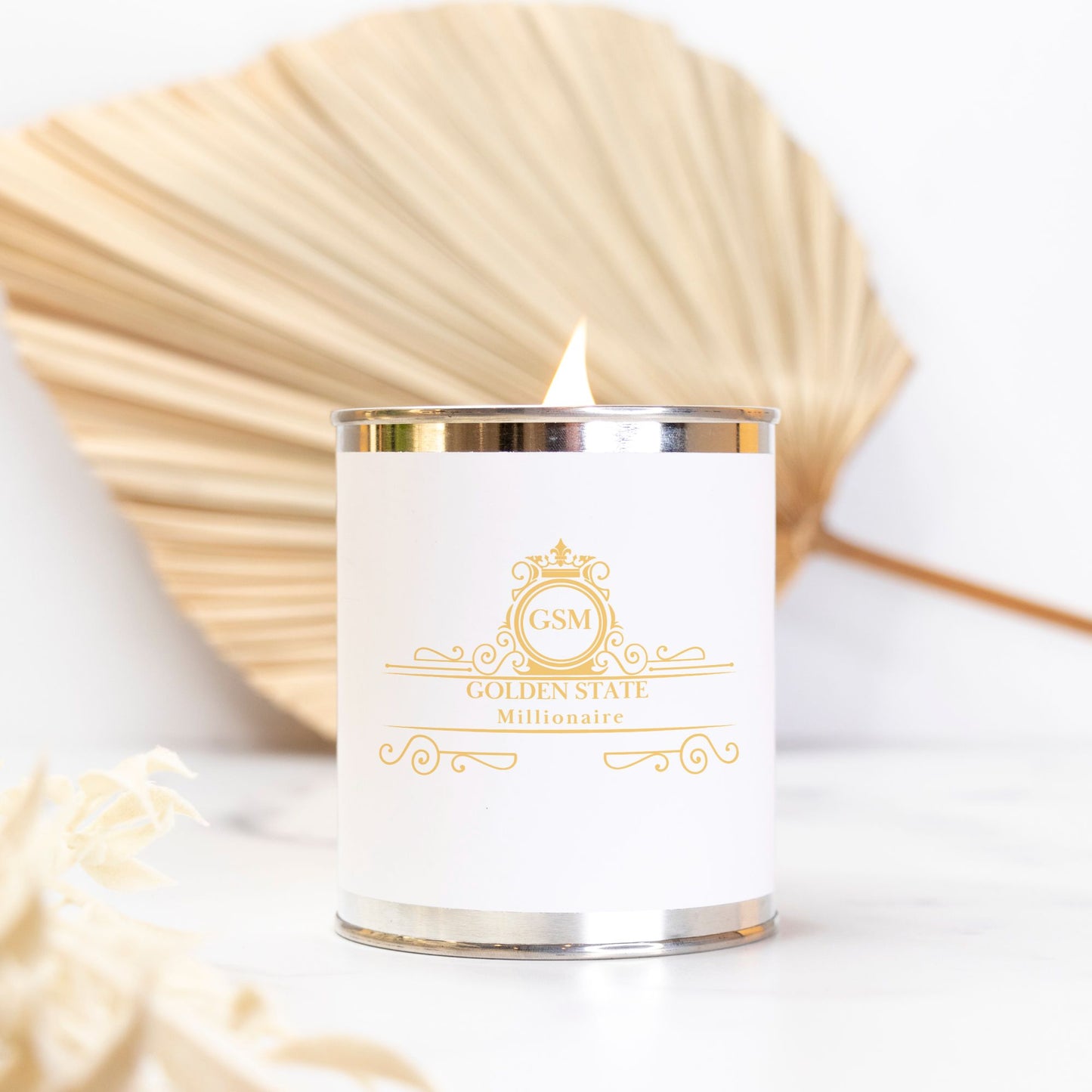 A Goldens State Millionaire Candle Paint Can (Hand Poured 16 oz.)