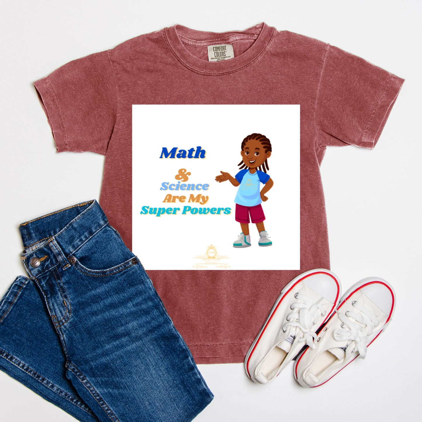 Kids African American Boys Comfort Color Youth Tee 9018