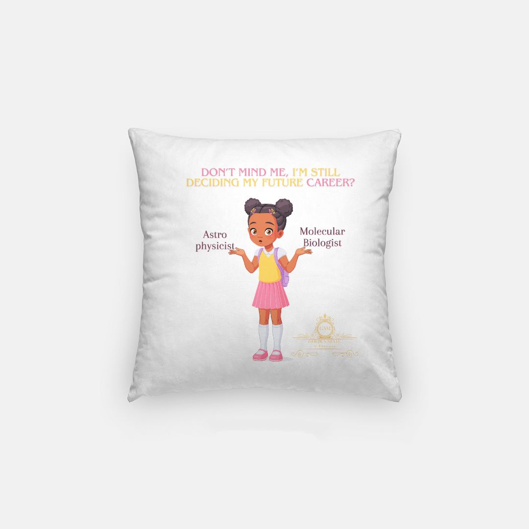 Kids African American Artisan Pillow Case 14 Inch