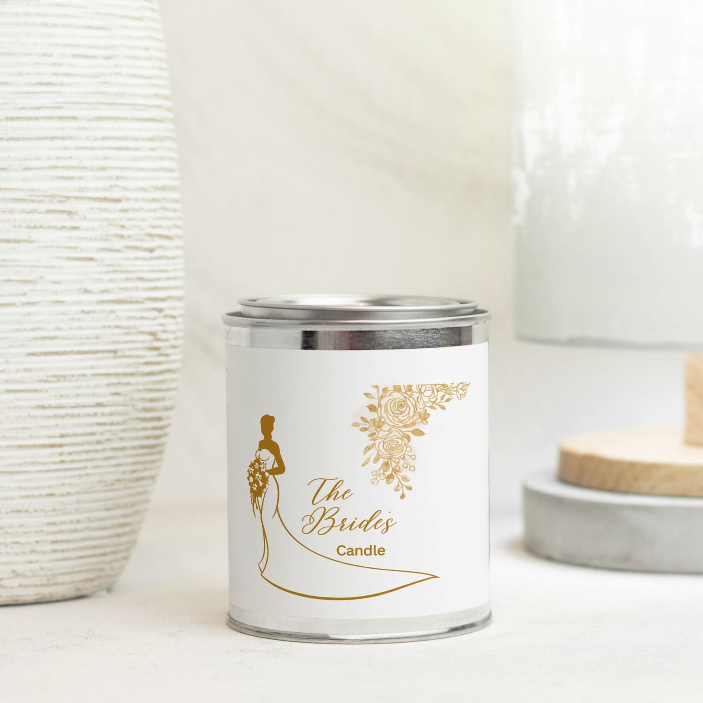 Wedding Bride to Be Candle Paint Can (Hand Poured 16 oz.)