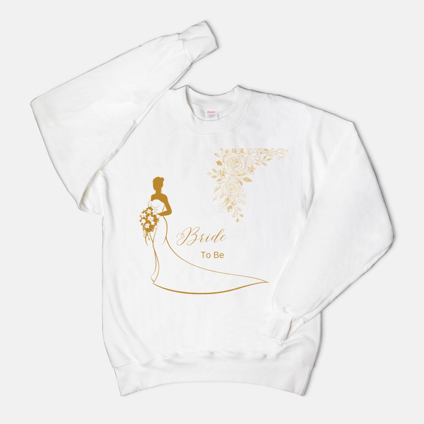 Wedding Bride To Be Unisex Crew Neck Sweatshirt Hanes F260