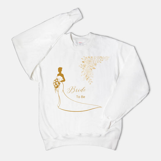 Wedding Bride To Be Unisex Crew Neck Sweatshirt Hanes F260