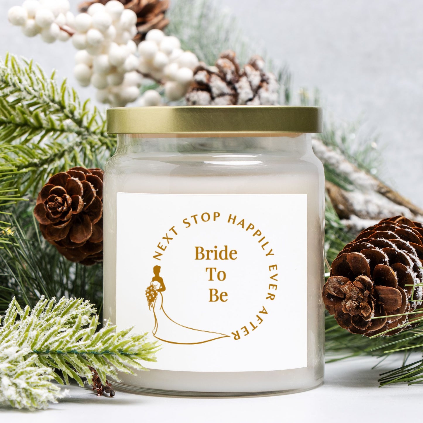Wedding Candle Apothecary Jar 9oz