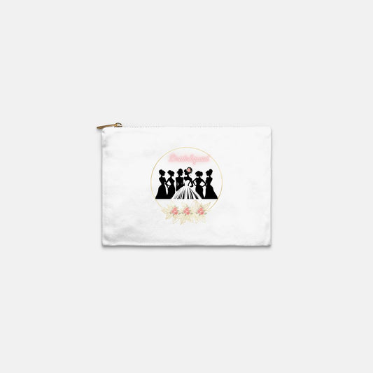 Wedding Bride Squad Bridesmaid Gift Cosmetic Bag