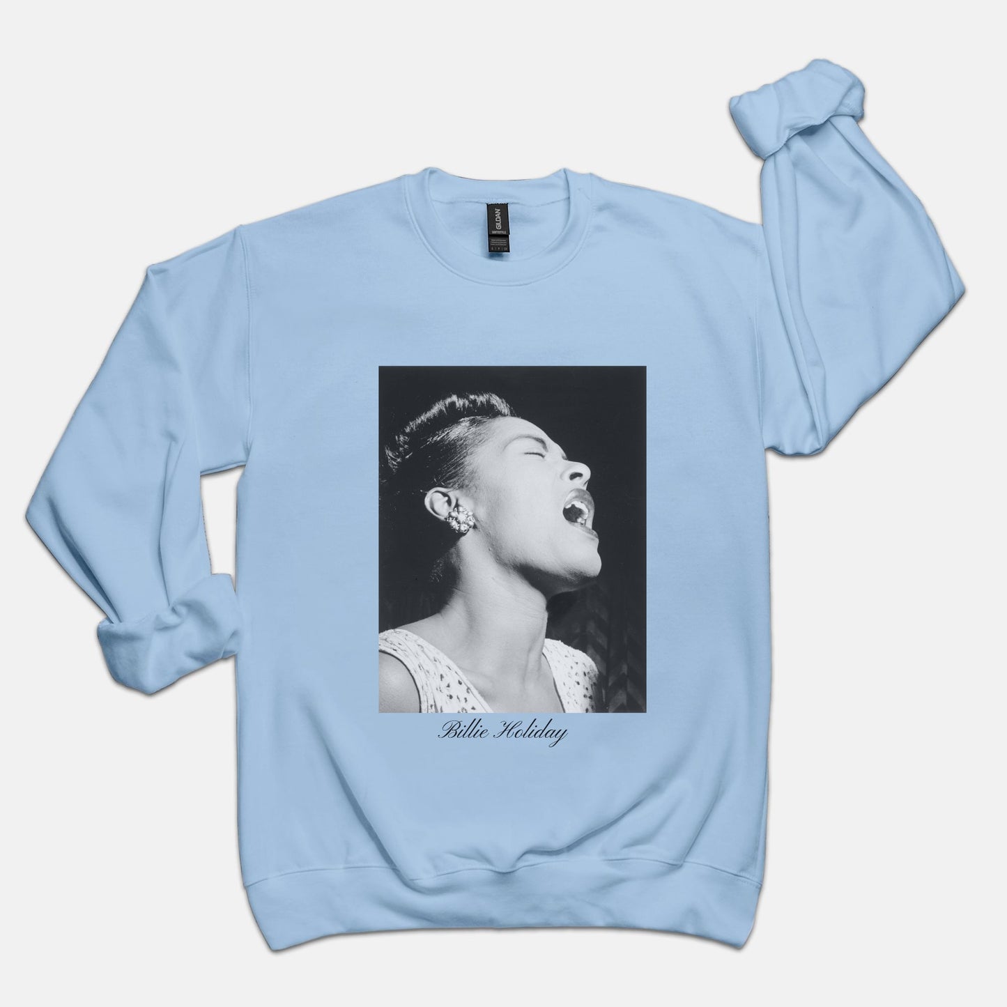 Billie Holiday Unisex Crew Neck Sweatshirt