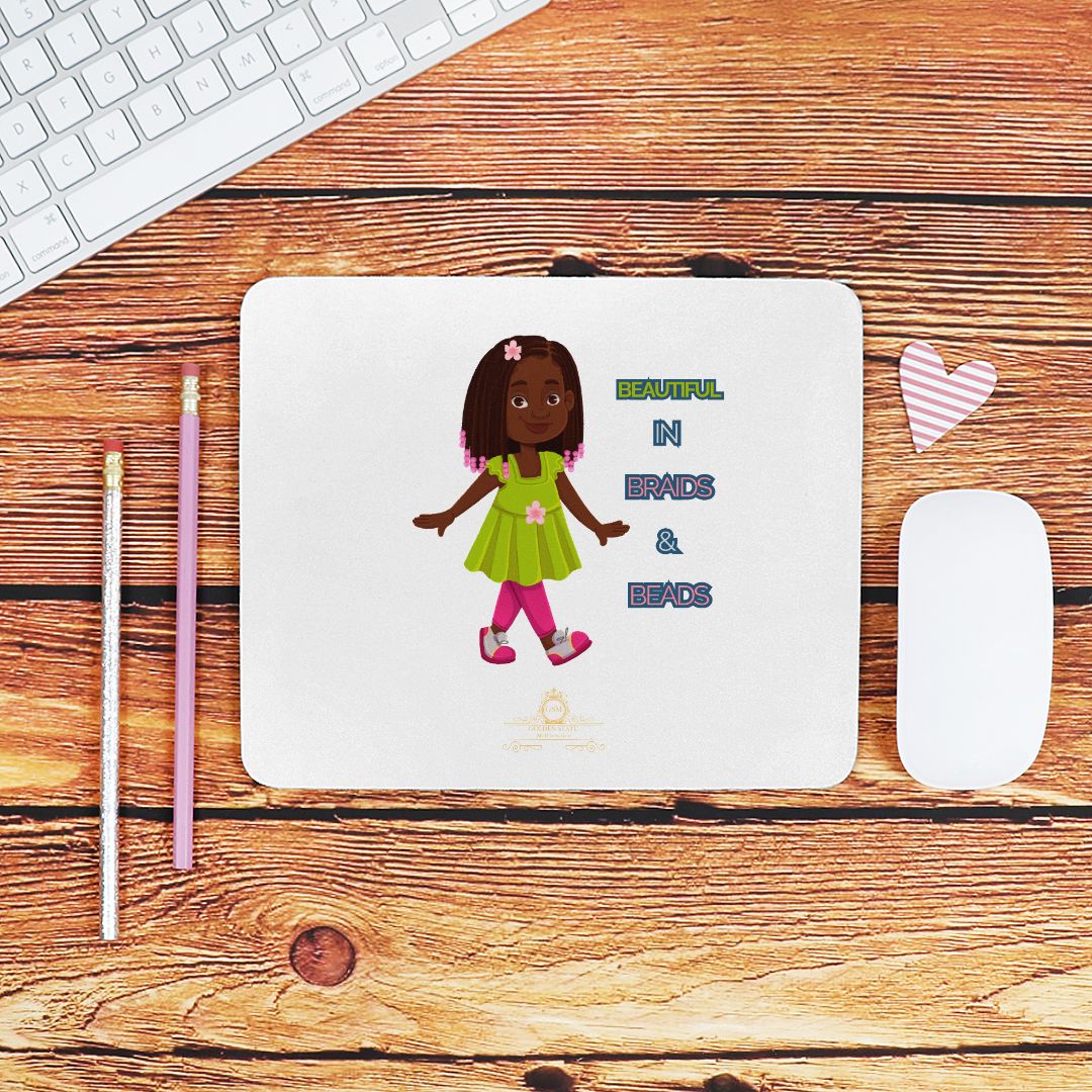 Kids, Braids & Beads Mouse Pad (Rectangle)