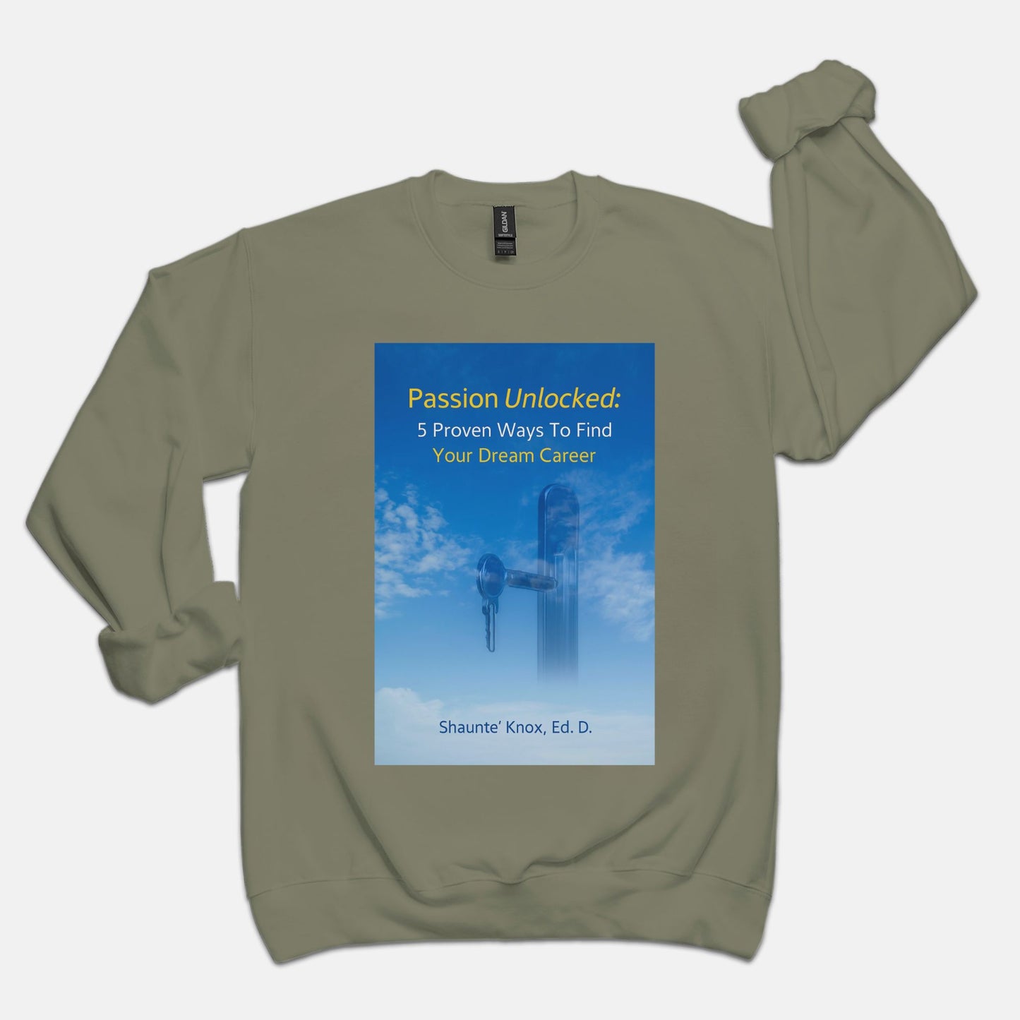 Passion Unlocked Book Unisex Crew Neck Sweatshirt Gildan 18000