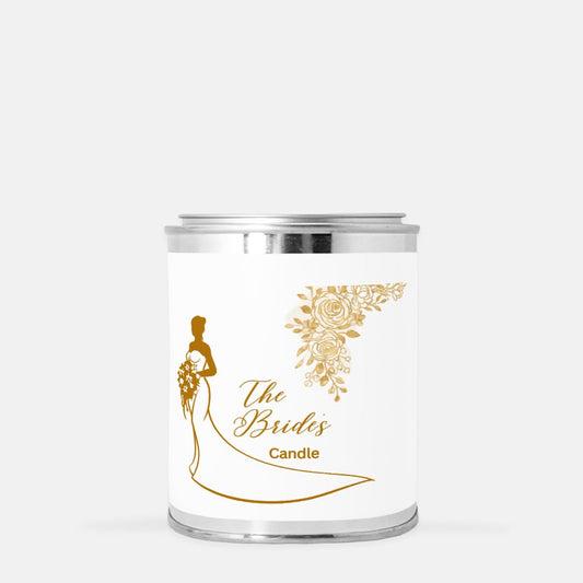 Wedding Bride to Be Candle Paint Can (Hand Poured 16 oz.)