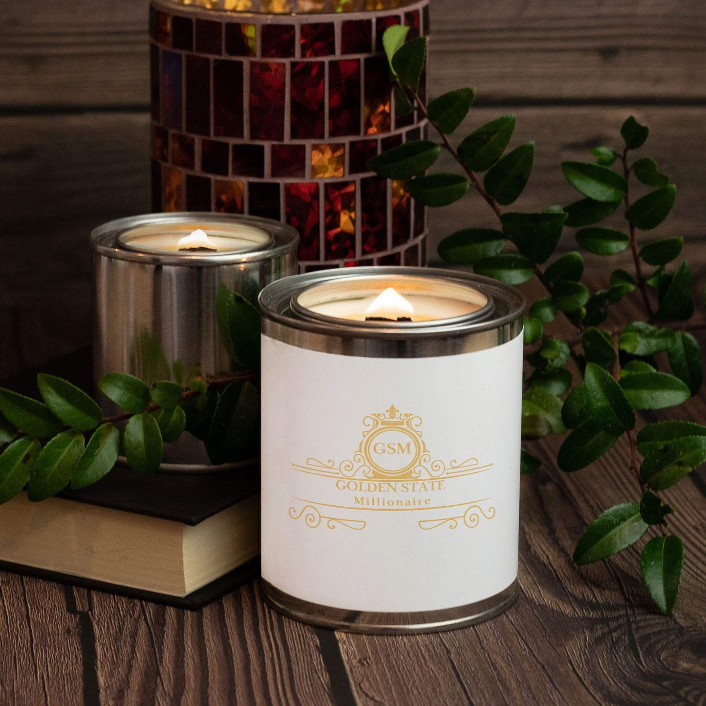 A Goldens State Millionaire Candle Paint Can (Hand Poured 16 oz.)