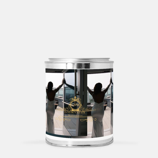 A Gold State Millionaire Model Candle Paint Can (Hand Poured 16 oz.)