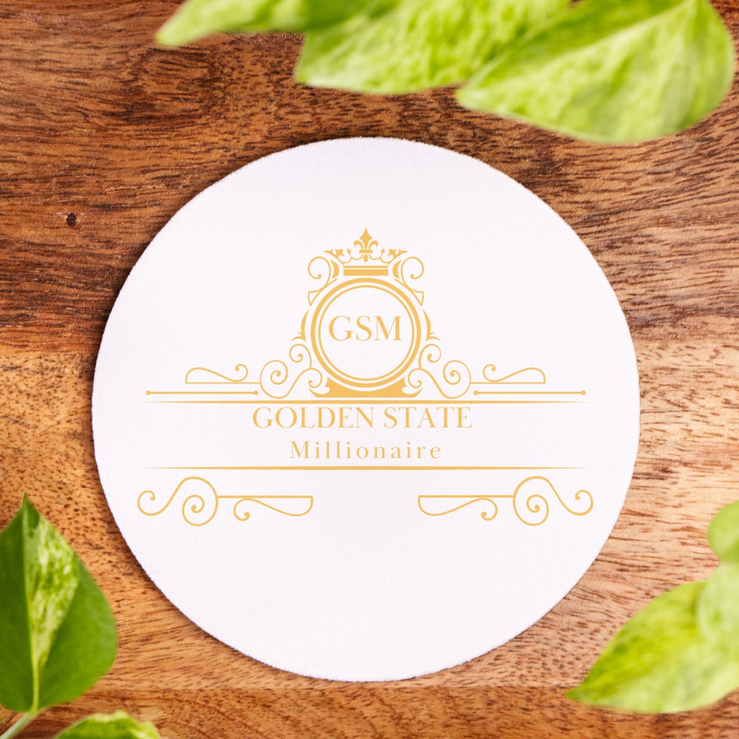 Goldens State Millionaire Coaster Neoprene Back (Round) 4PK