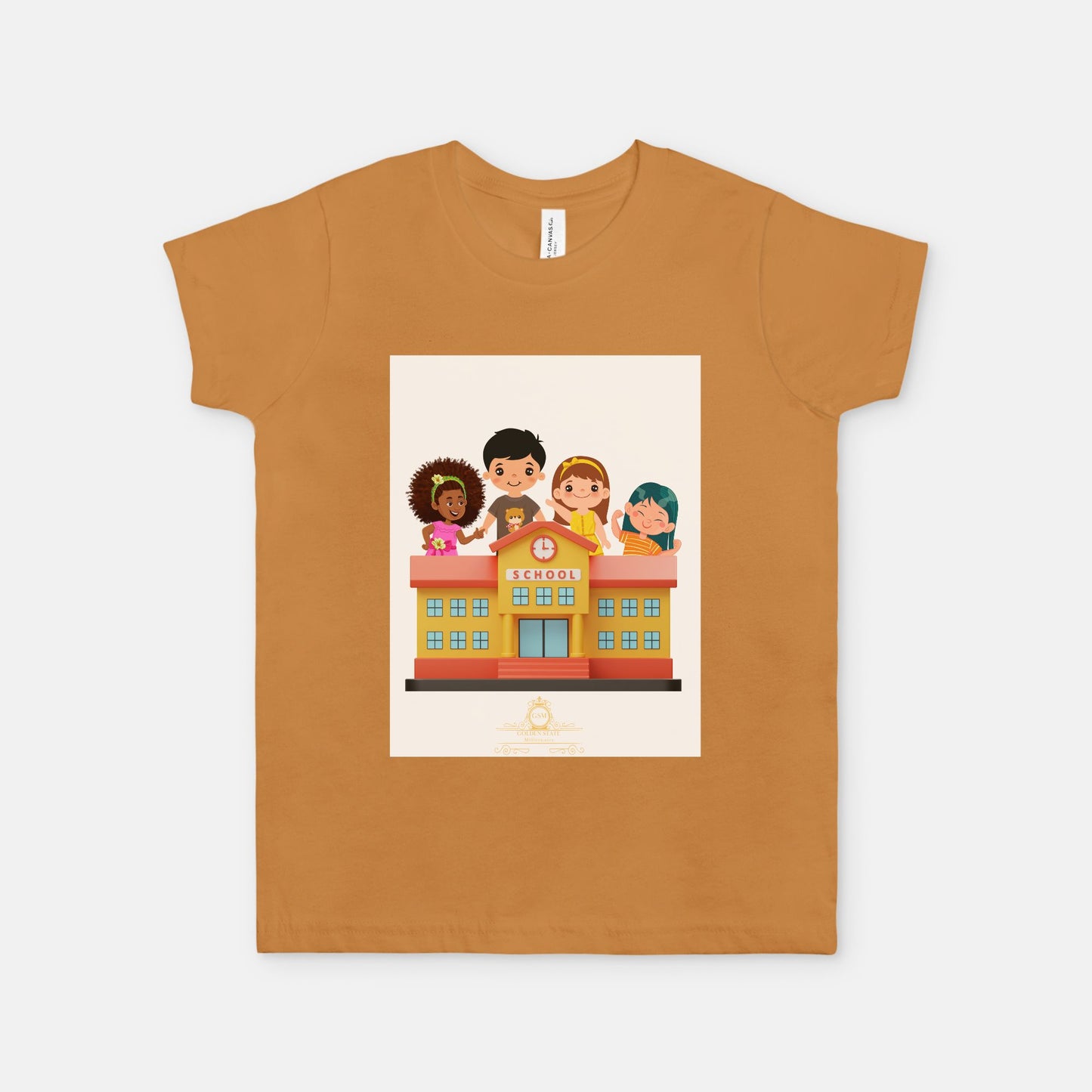 Kids Golden State Millionaire Youth Unisex Jersey Short Sleeve Tee 3001Y