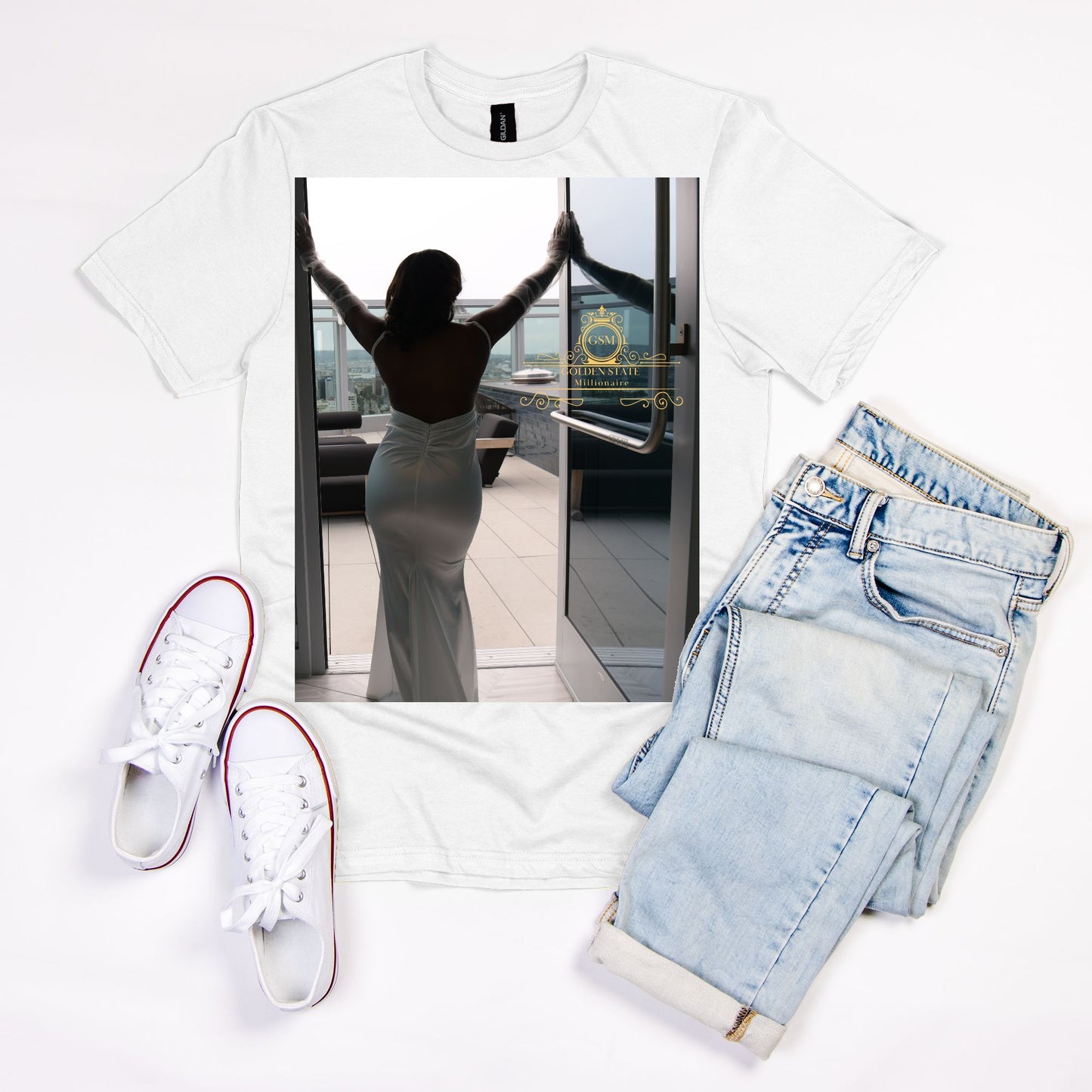 Golden State Millionaire Model Unisex Soft-style T-Shirt