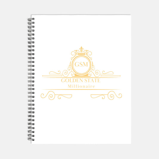 Golden State Millionaire Planner Hardcover Spiral 8.5 x 11
