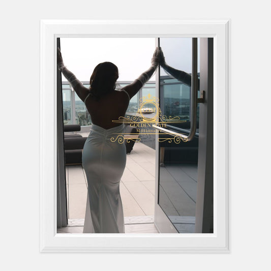 Golden State Millionaire Model Print 8 x10