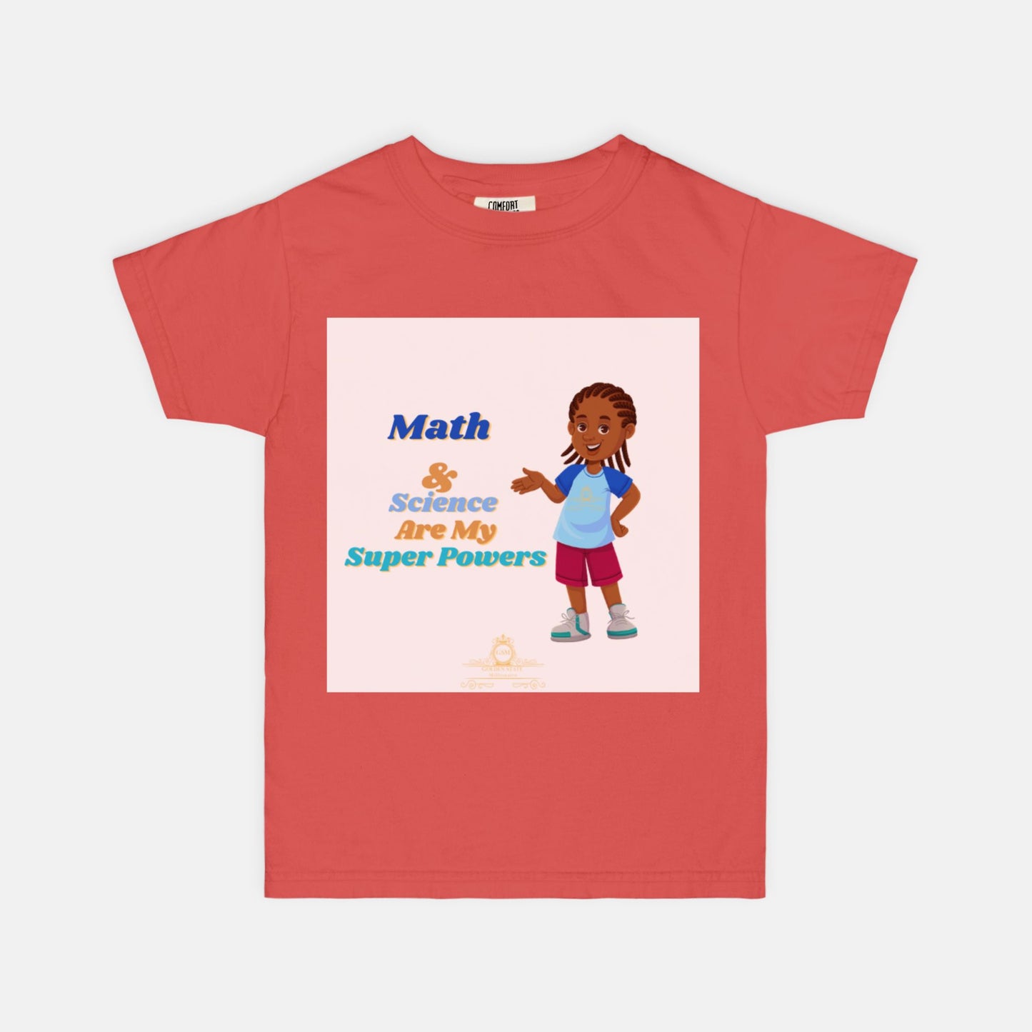Kids African American Boys Comfort Color Youth Tee 9018