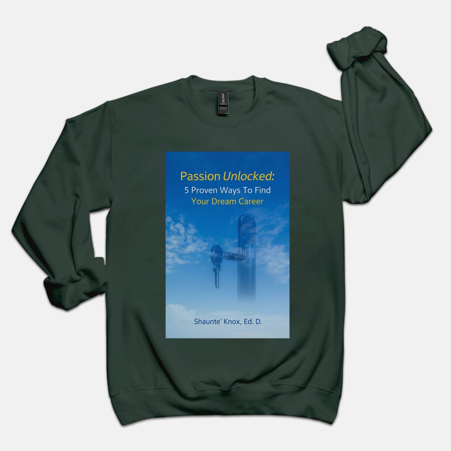 Passion Unlocked Book Unisex Crew Neck Sweatshirt Gildan 18000