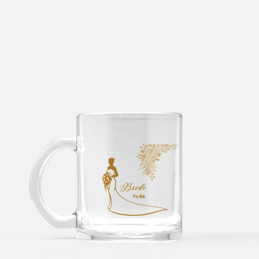 Wedding Bride To Be Glass Mug