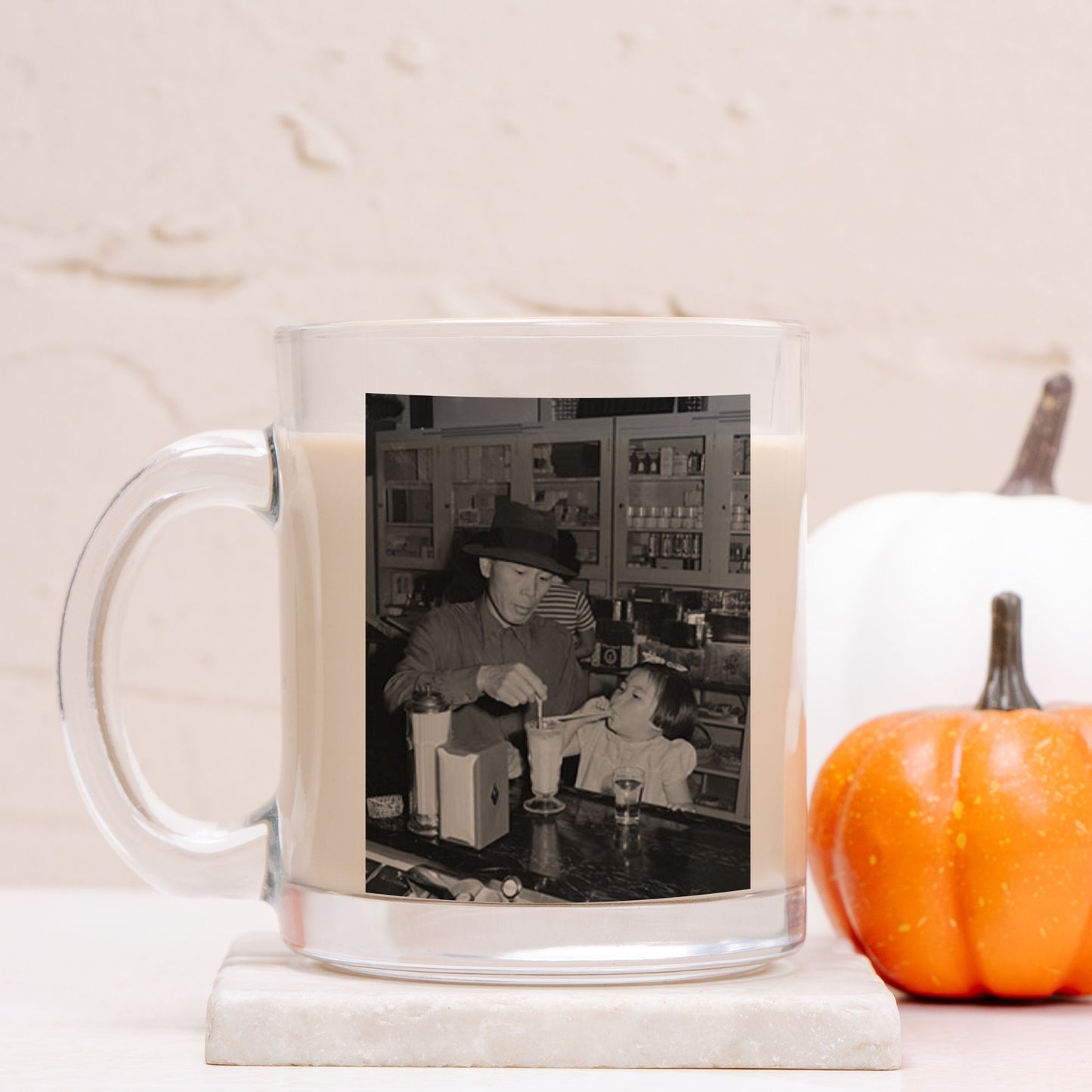 Father and Daughter Glass Mug