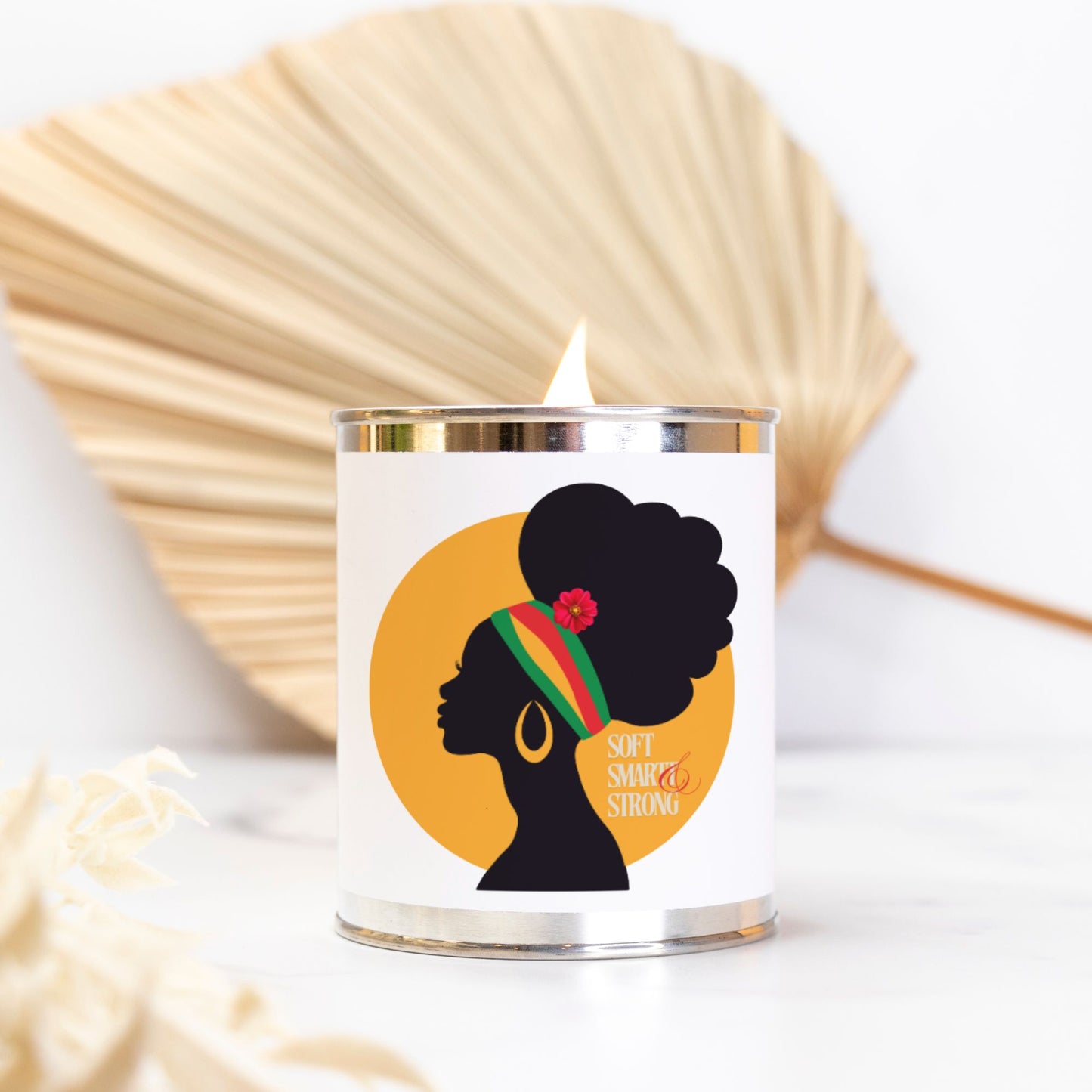 Soft,Smart & Strong Candle Paint Can (Hand Poured 16 oz.)