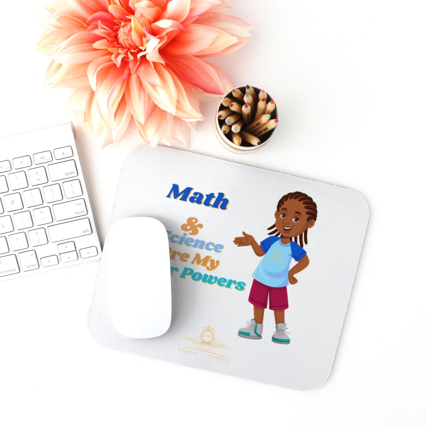Kids African American Boy Mouse Pad (Rectangle)