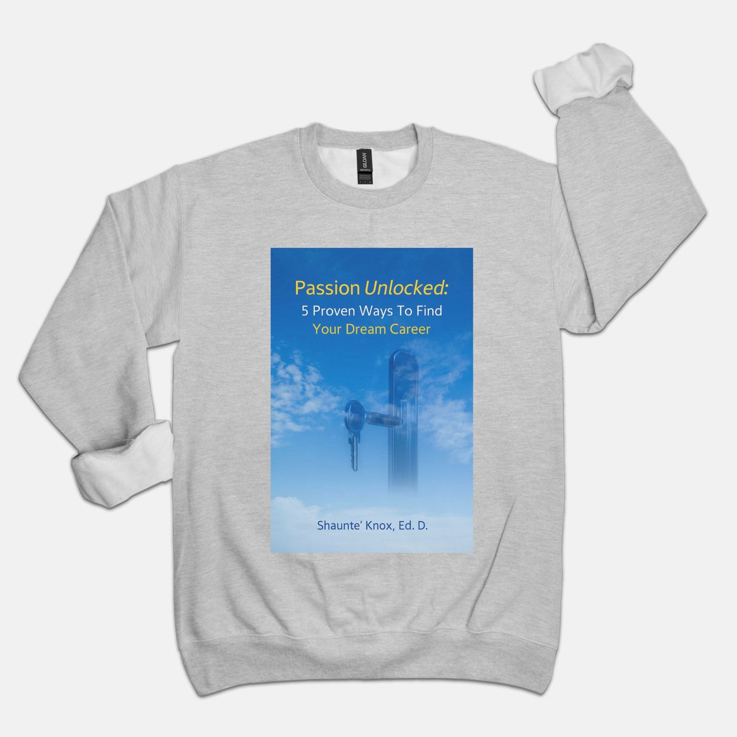Passion Unlocked Book Unisex Crew Neck Sweatshirt Gildan 18000