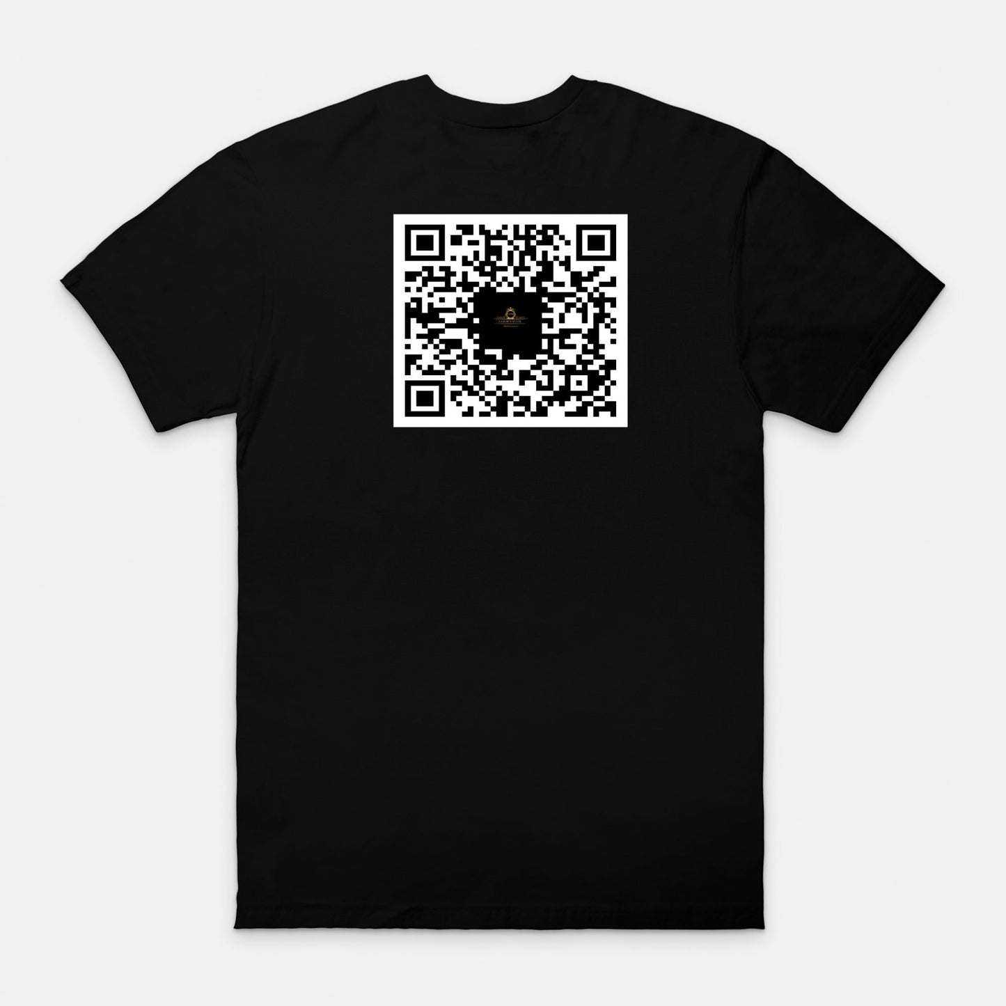 Historic Moon Photo With QR Code Back Unisex T-Shirt
