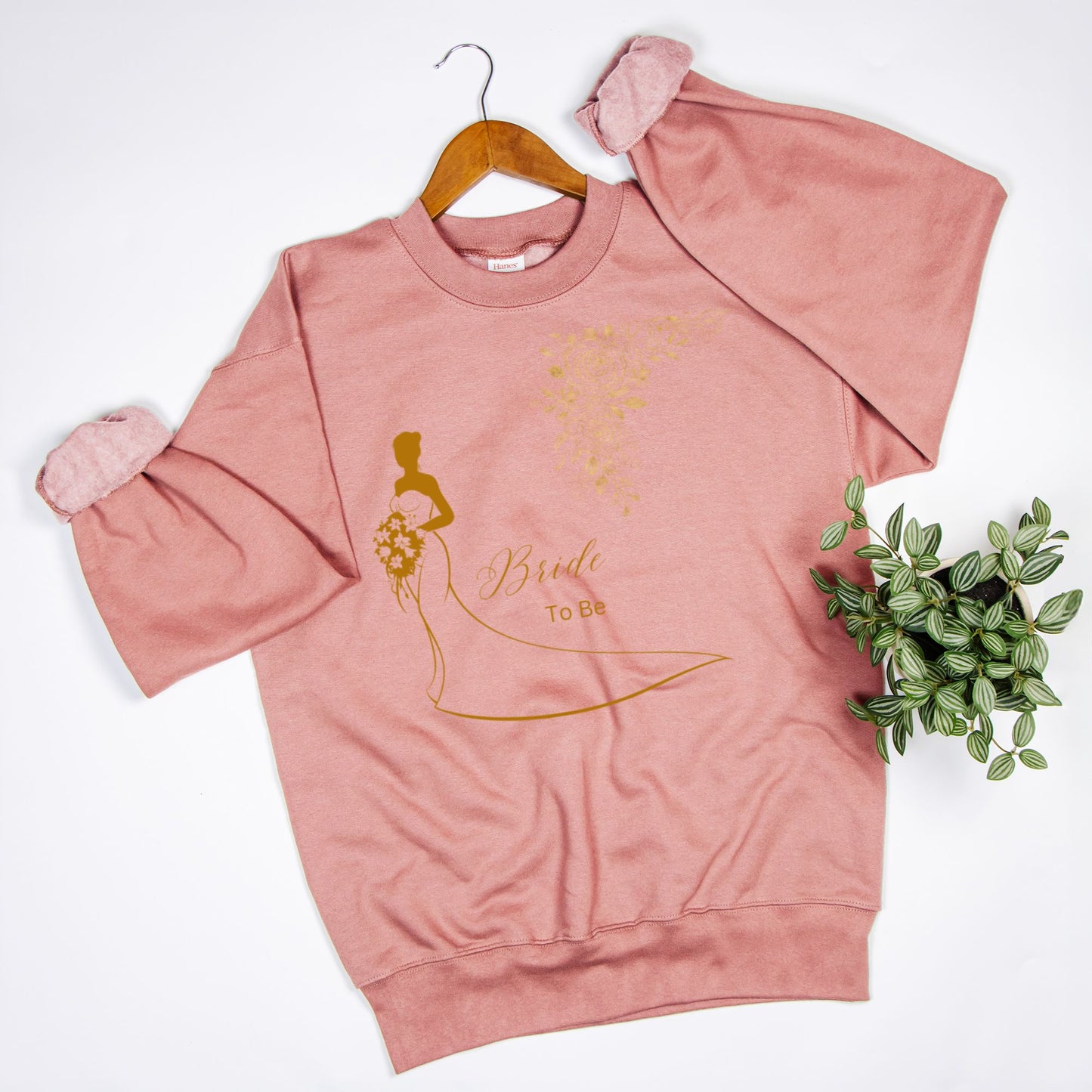 Wedding Bride To Be Unisex Crew Neck Sweatshirt Hanes F260