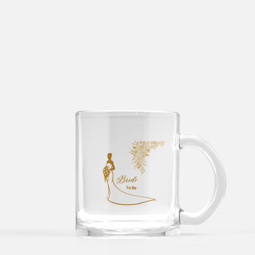 Wedding Bride To Be Glass Mug