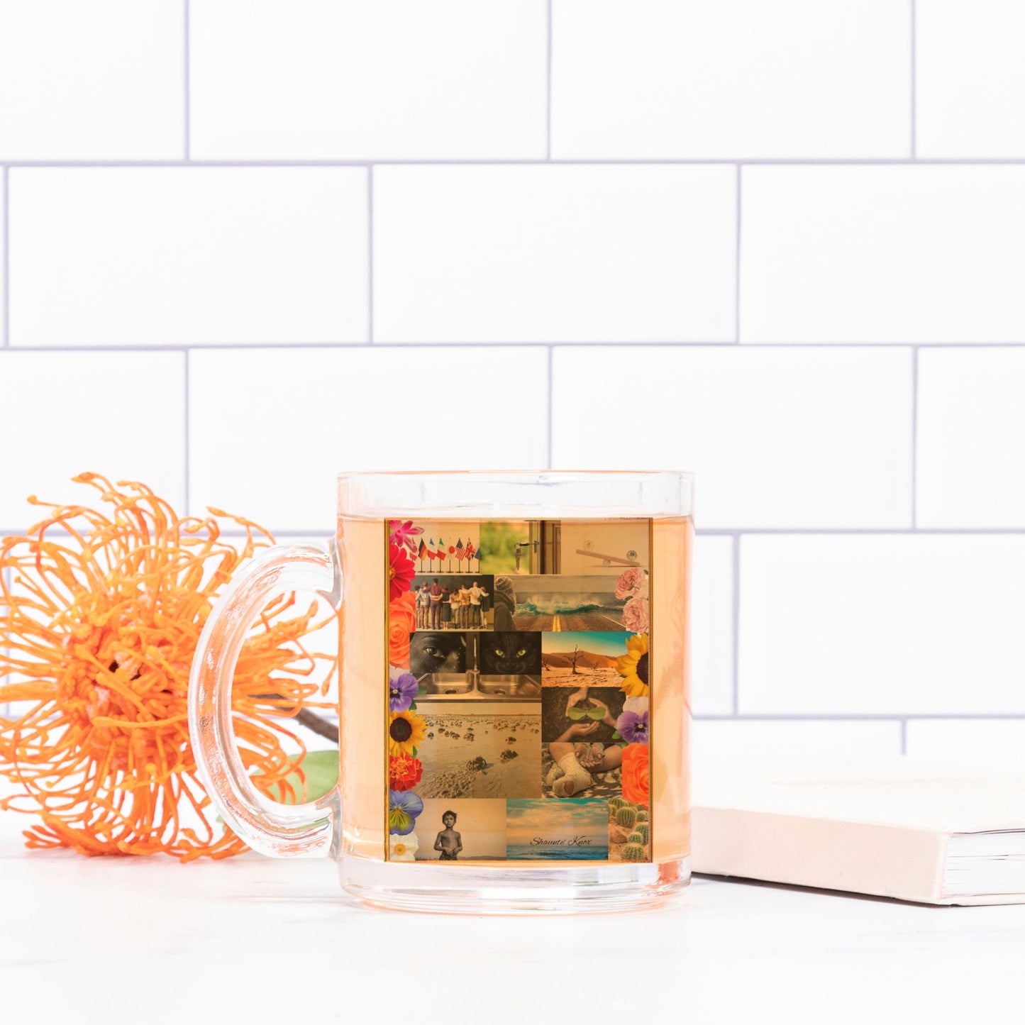 Media Art Glass Mug