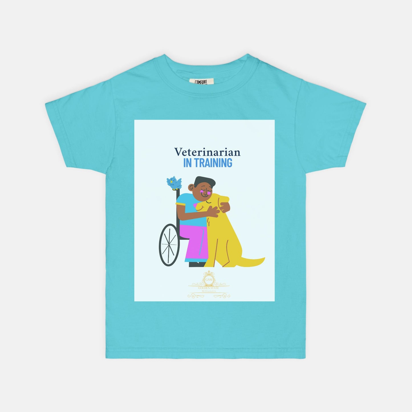 Kids African American Child in Wheelchair Youth Tee
