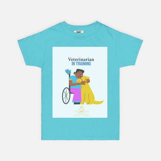 Kids African American Child in Wheelchair Youth Tee