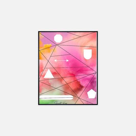 Explosion of Color Original Design By Shaunte' Knox Poster - 16" x 20"
