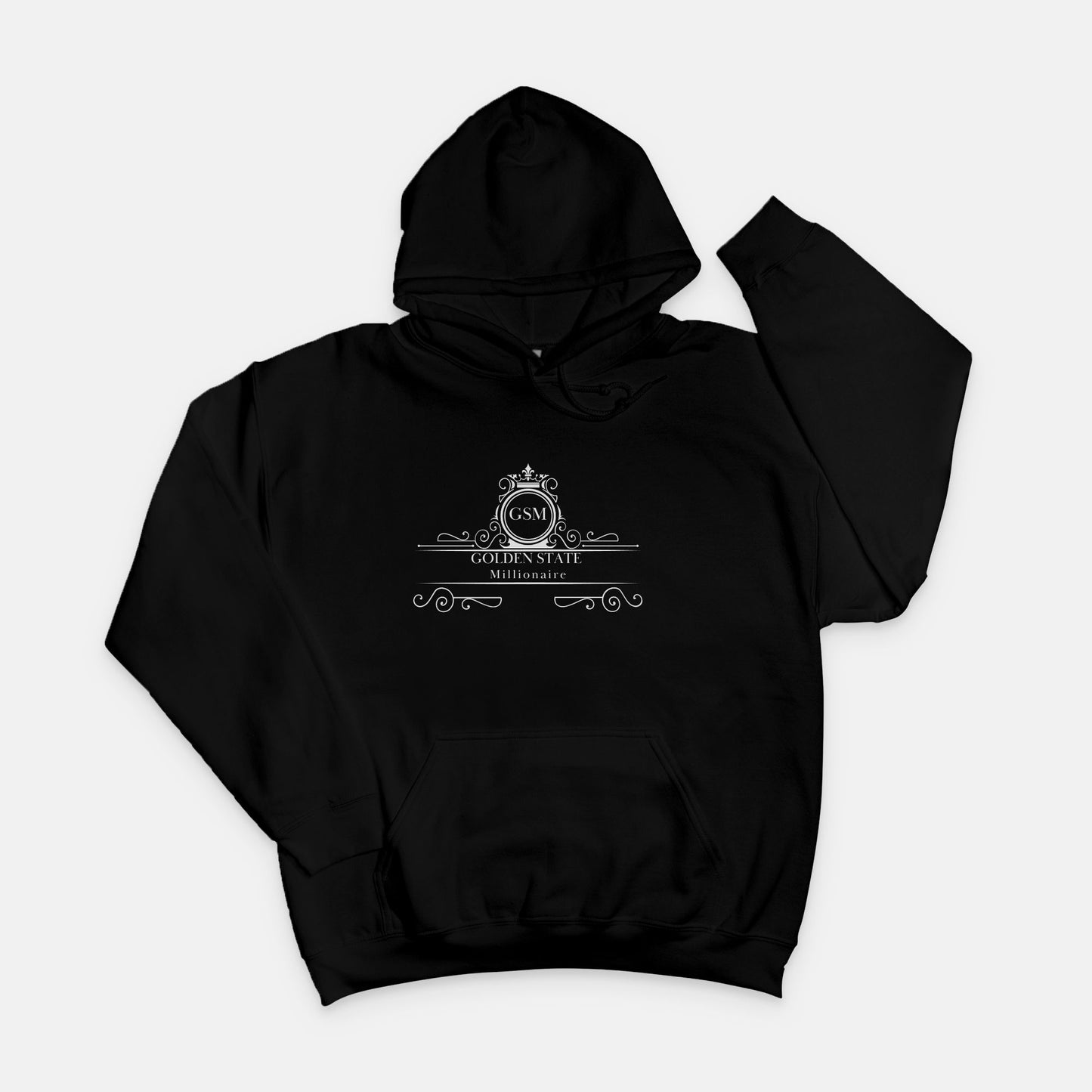 Black Golden State Millionaire Unisex Hooded Sweatshirt