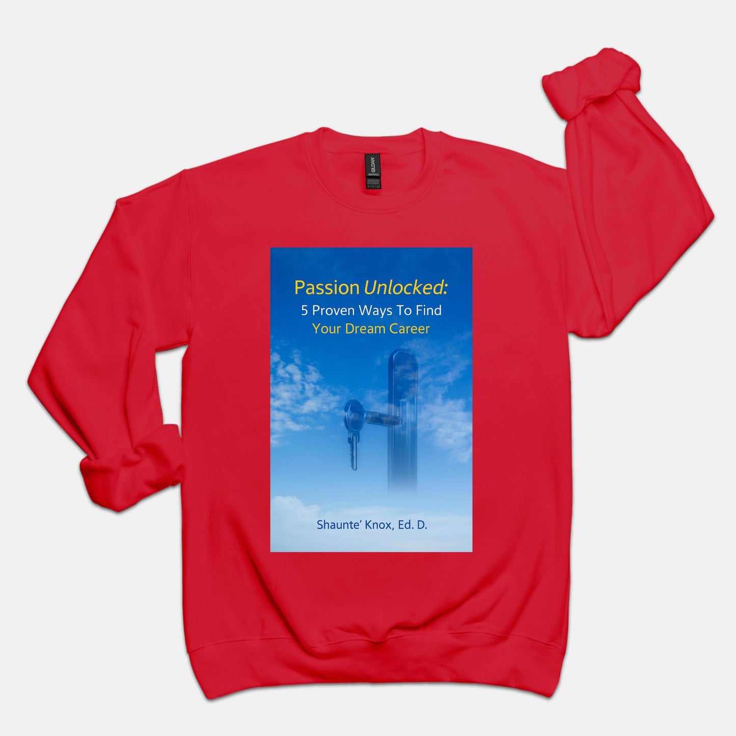 Passion Unlocked Book Unisex Crew Neck Sweatshirt Gildan 18000