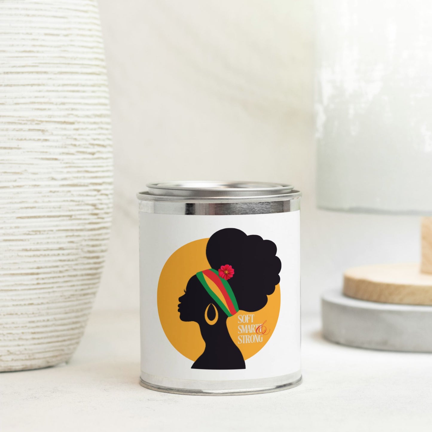 Soft,Smart & Strong Candle Paint Can (Hand Poured 16 oz.)