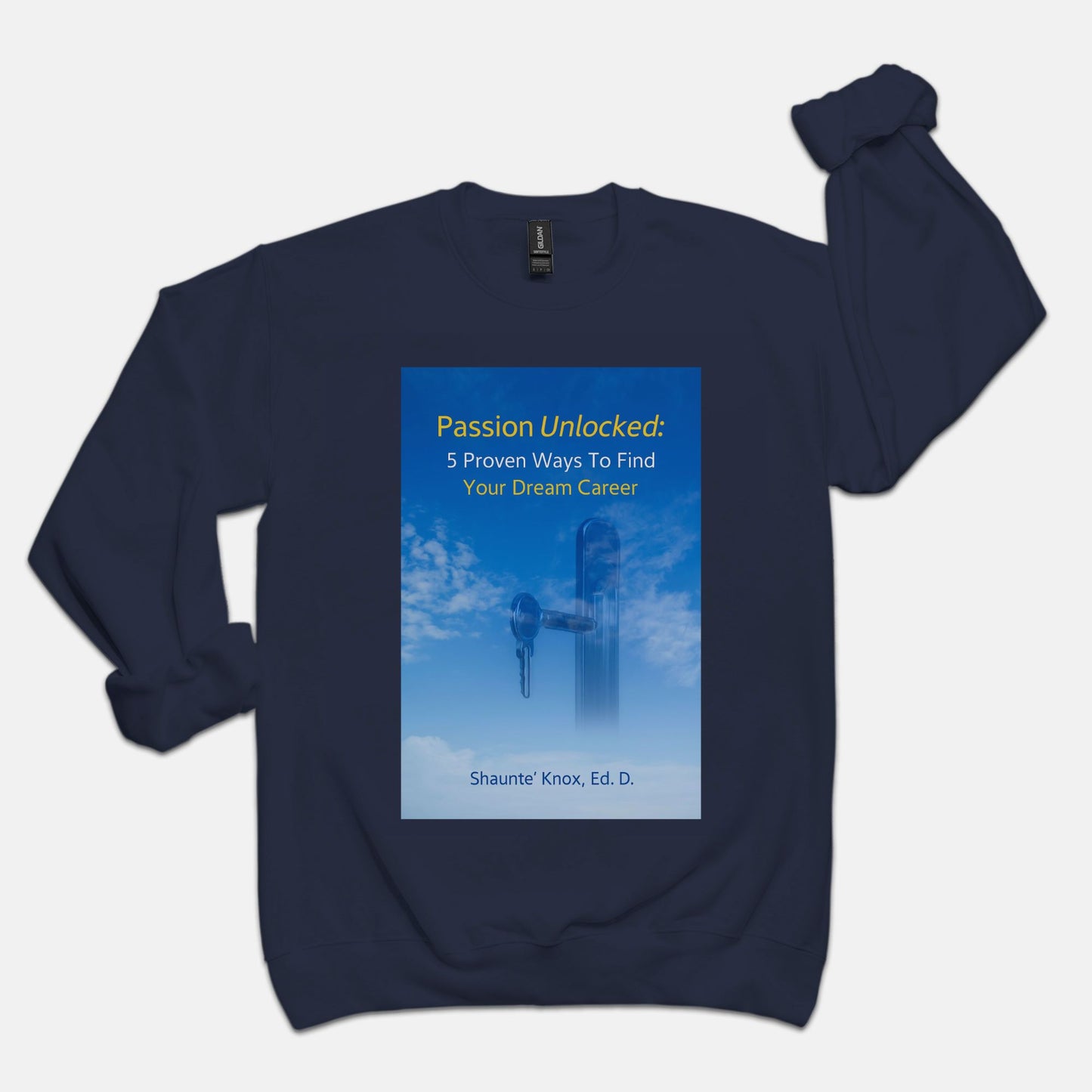 Passion Unlocked Book Unisex Crew Neck Sweatshirt Gildan 18000